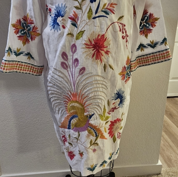 Johnny Was Julie Linen Kimono Coat - Picture 9 of 12